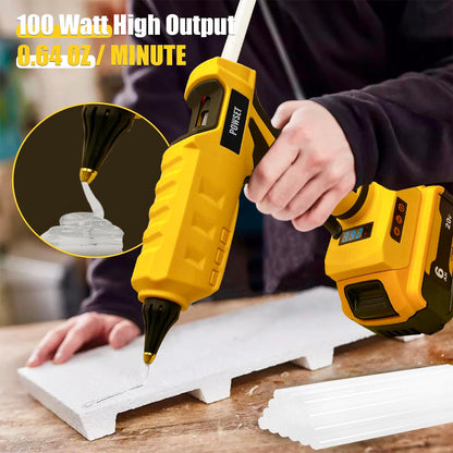 Cordless Glue Gun for Dewalt 20V Battery - Powset