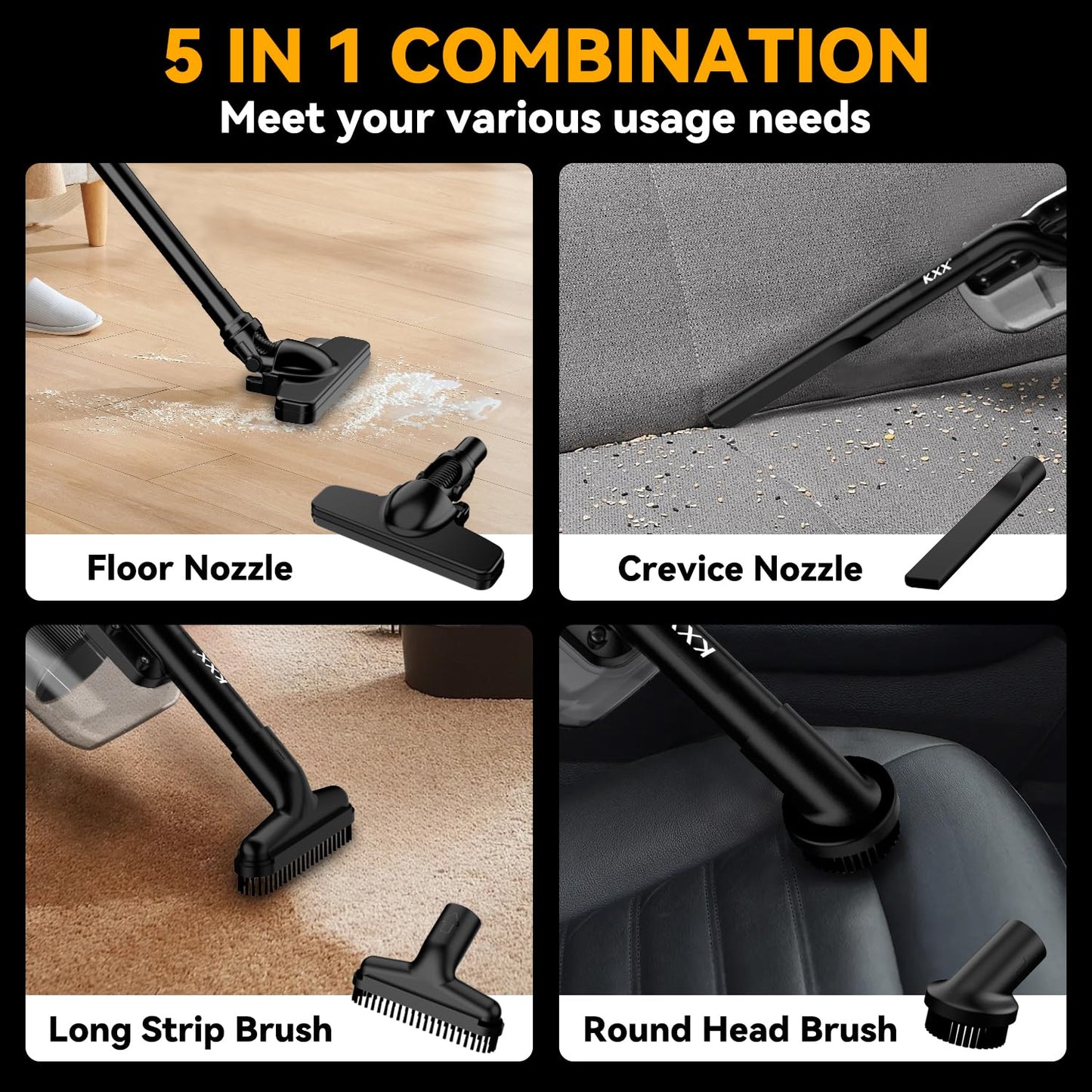 Cordless Vacuum for Dewalt 20V Battery - Powset