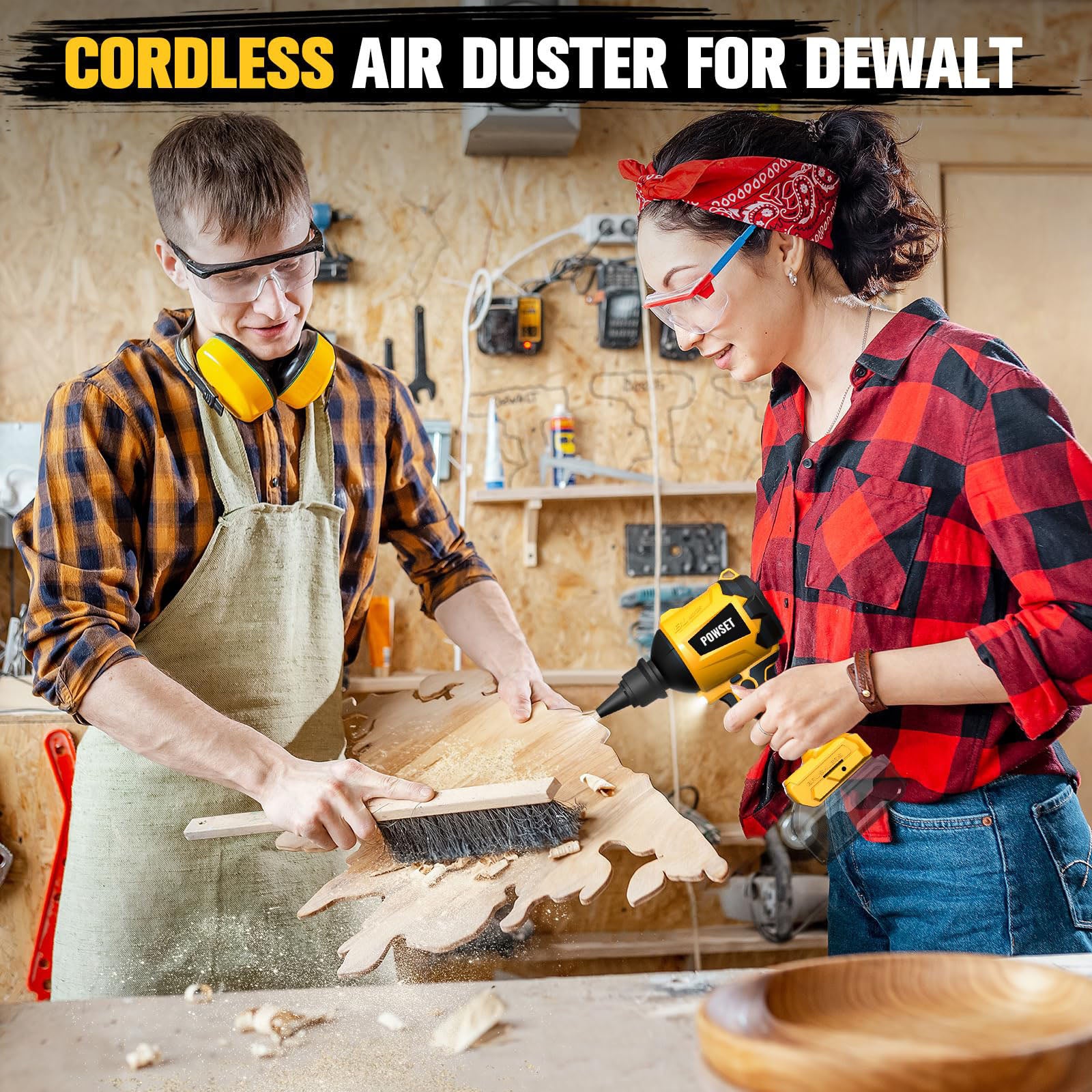 Cordless Dust Blower for Dewalt Battery - Powset